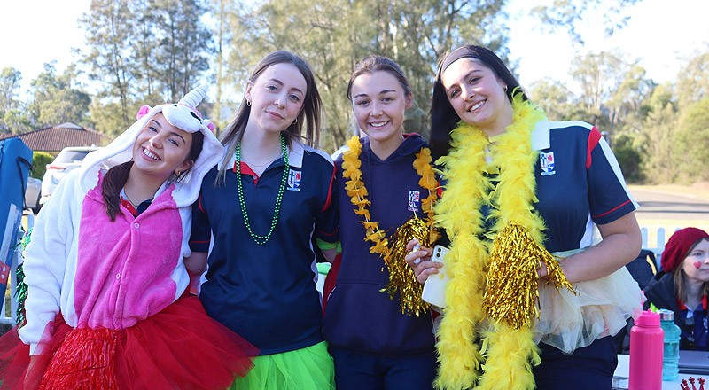 Emmaus Catholic College Kemps Creek students having fun at the Athletics Carnival