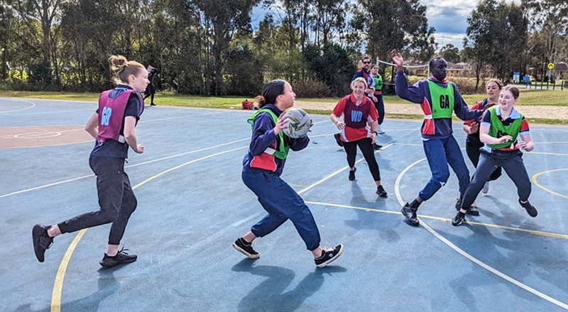 Emmaus Catholic College Kemps Creek netball gala day